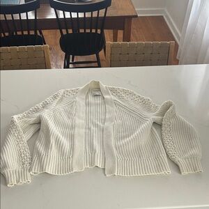Abercrombie & Fitch Women's Cream Cardigan